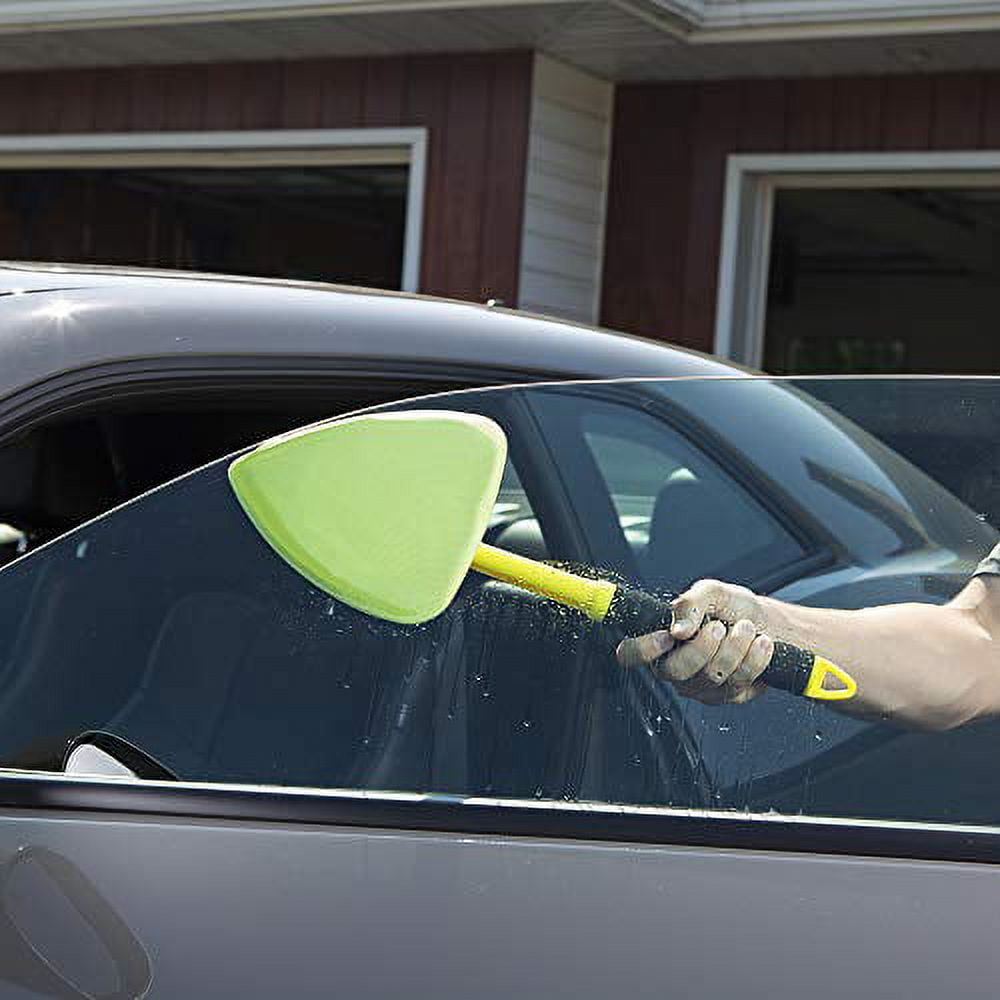 Invisible Glass 99050 Reach and Clean Tool Combo Kit with Windshield Wand Cleaning Tool for Hard to Reach Places Premium Trigger Glass and Window Cleaner for Auto and Home, Yellow