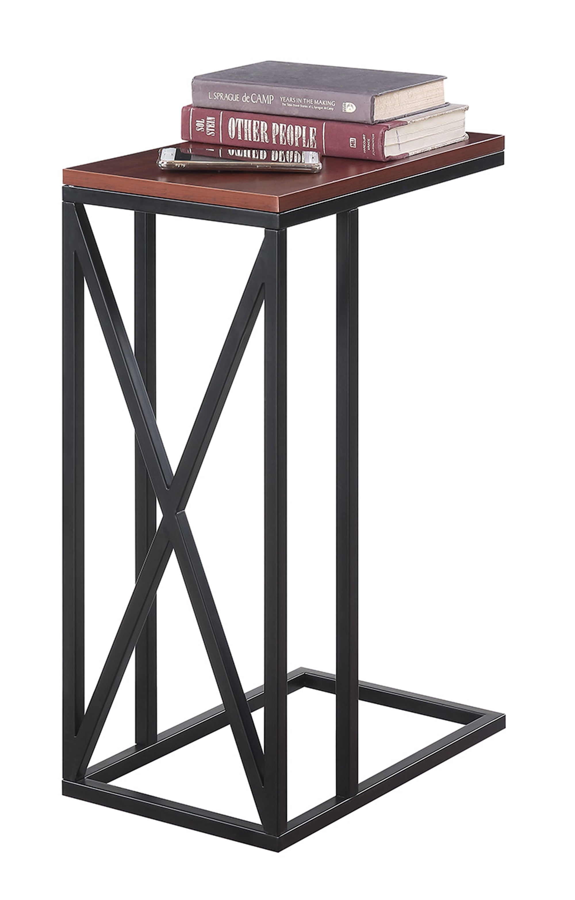 Convenience Concepts Tucson C End Table, Cherry/Black
