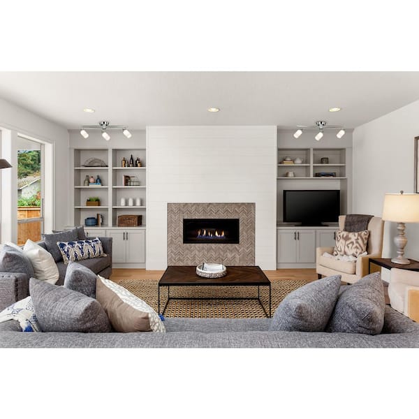 1600 Penn Ave 2 ft. 3-Light Chrome Integrated LED Fixed Track Lighting Kit