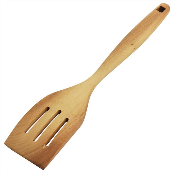 Acacia Wood Slotted Turner Cooking Utensil