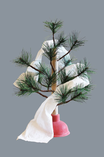 15-Inch Redneck Nation Christmas Tree, Green