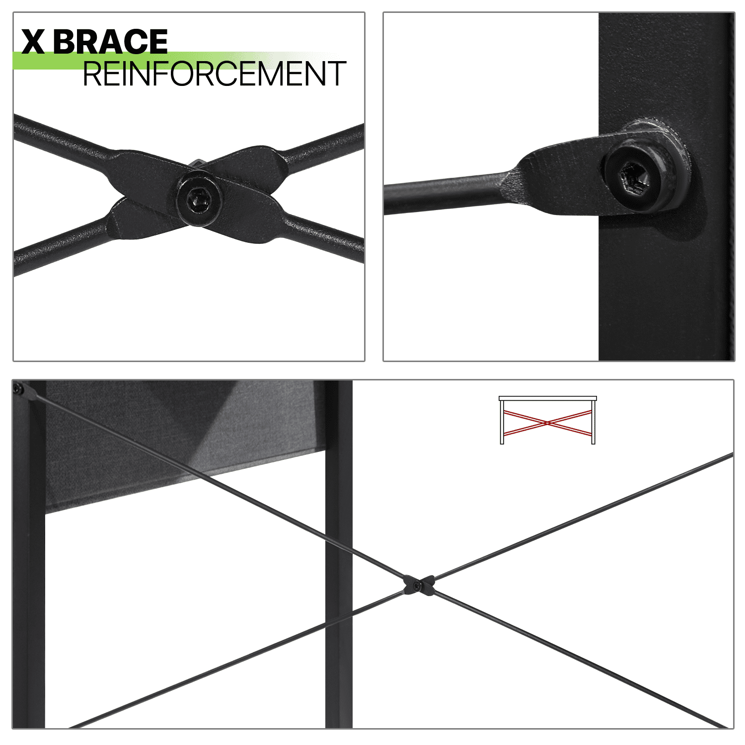 Magshion Computer Writing Desk Home Office, with Storage Bag, 32