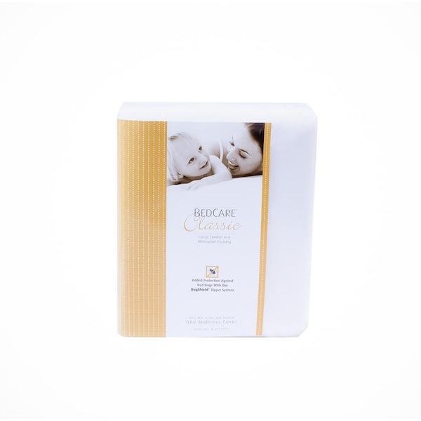 Classic Allergen Polyester 12 in. Deep California King Mattress Cover