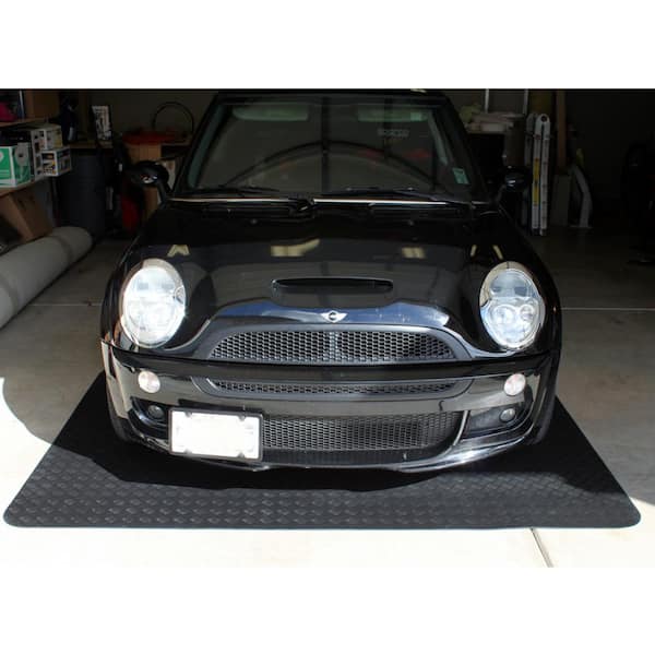 5 ft. x 7 ft. Black Commercial/Residential Rubber Garage Matting
