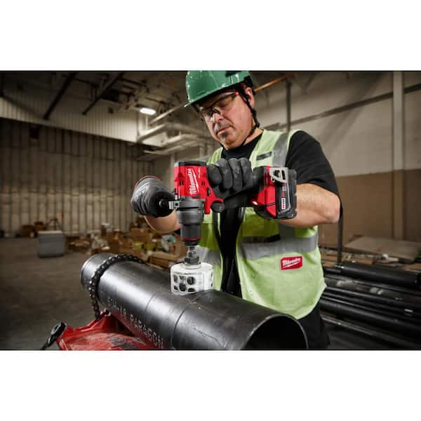 M18 FUEL 18V Lithium-Ion Brushless Cordless 1/2 in. Drill/Driver Kit W/(2) 5.0Ah Batteries, Charger, and Hard Case