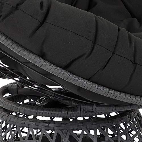 Wicker Papasan Chair With 360degree Swivel 40 W X 36 D X 35.25 H Grey Frame W