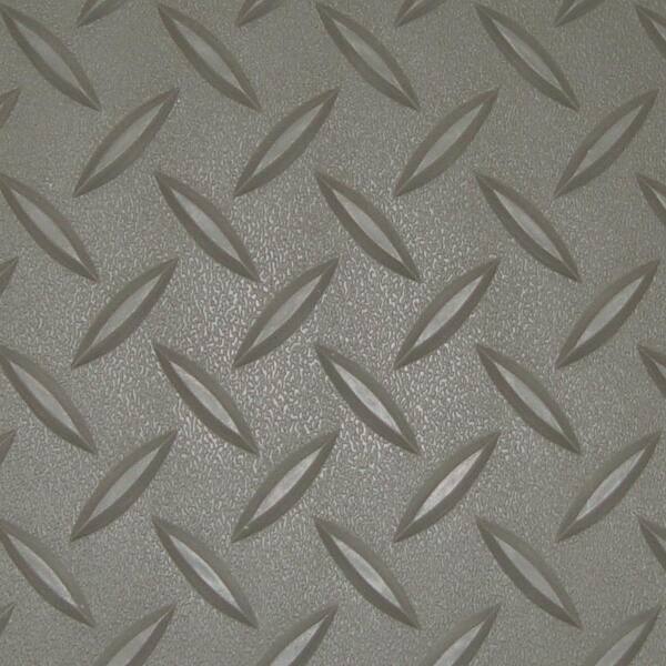 7.5 ft. x 22 ft. Pewter Textured PVC X-Large Car Mat