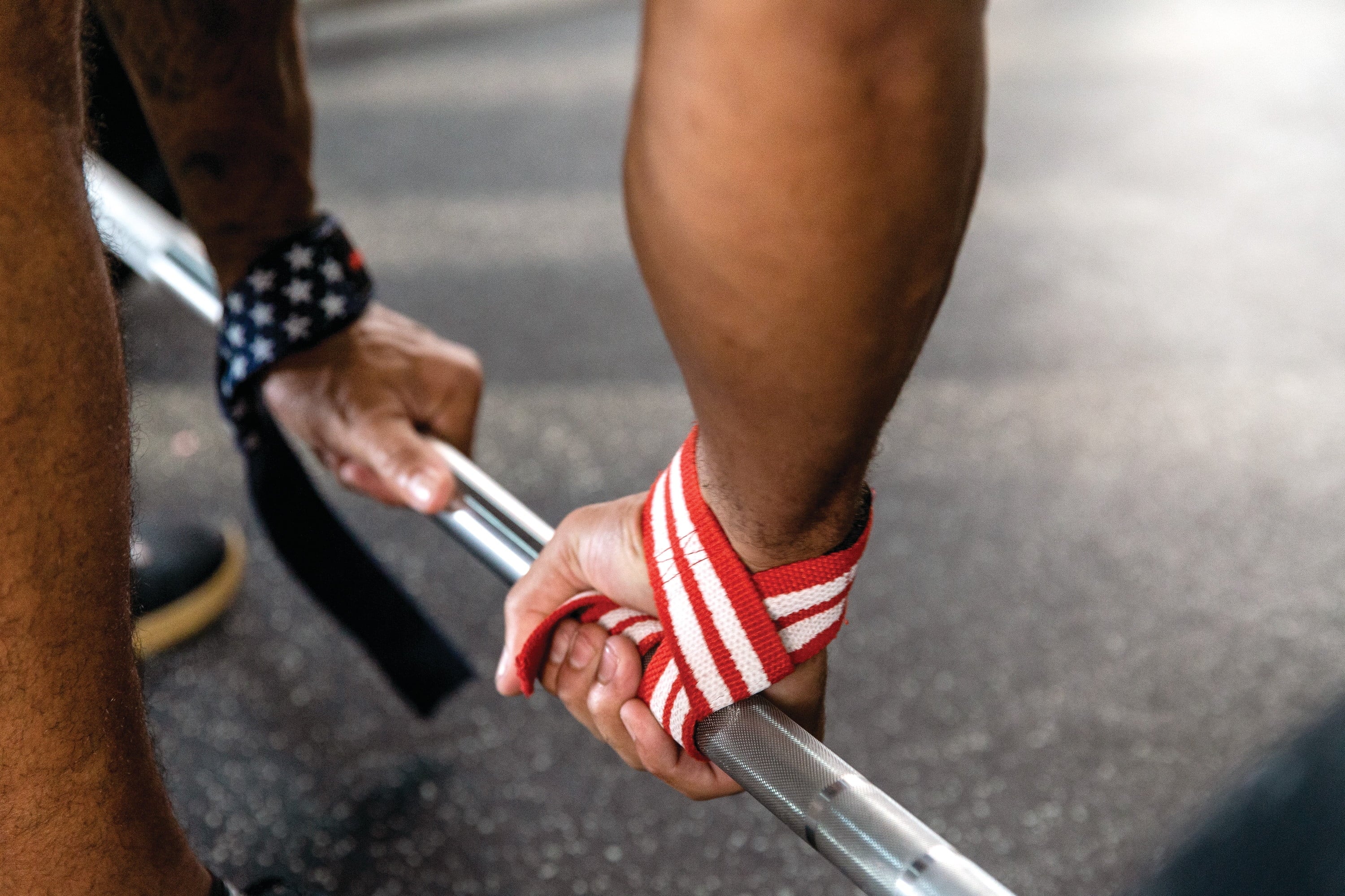 Harbinger Padded Cotton Lifting Straps Unisex Flag 21.5