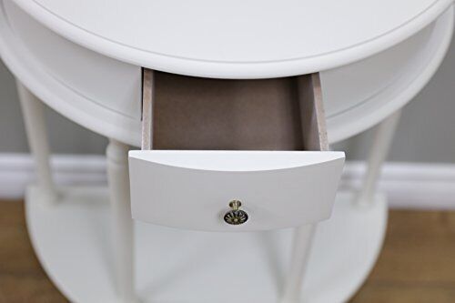 Table, White, 14 in x 25.81 in x 9.18 in