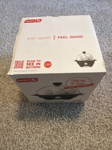DASH Rapid Egg Cooker 6 Egg Capacity Electric Egg Cooker. New. Original Packing.
