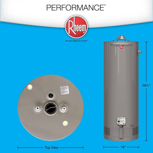 Performance 40 Gal. Tall 6-Year 36,000 BTU Natural Gas Tank Water Heater
