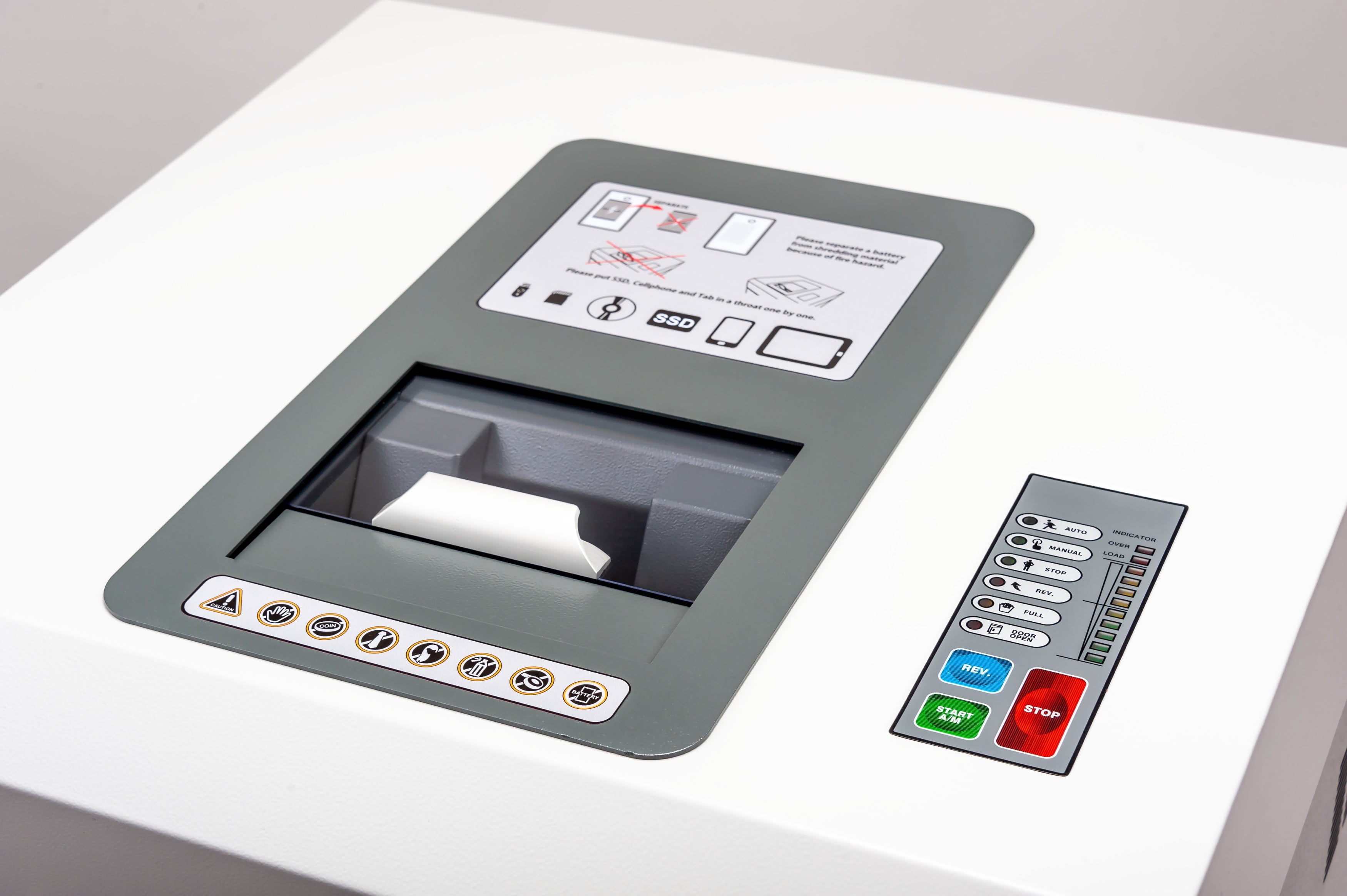 Dahle PowerTEC 808 MS Media Shredder, Destroys Cell Phones, Mini Tablets, SSDs & Flash Drives