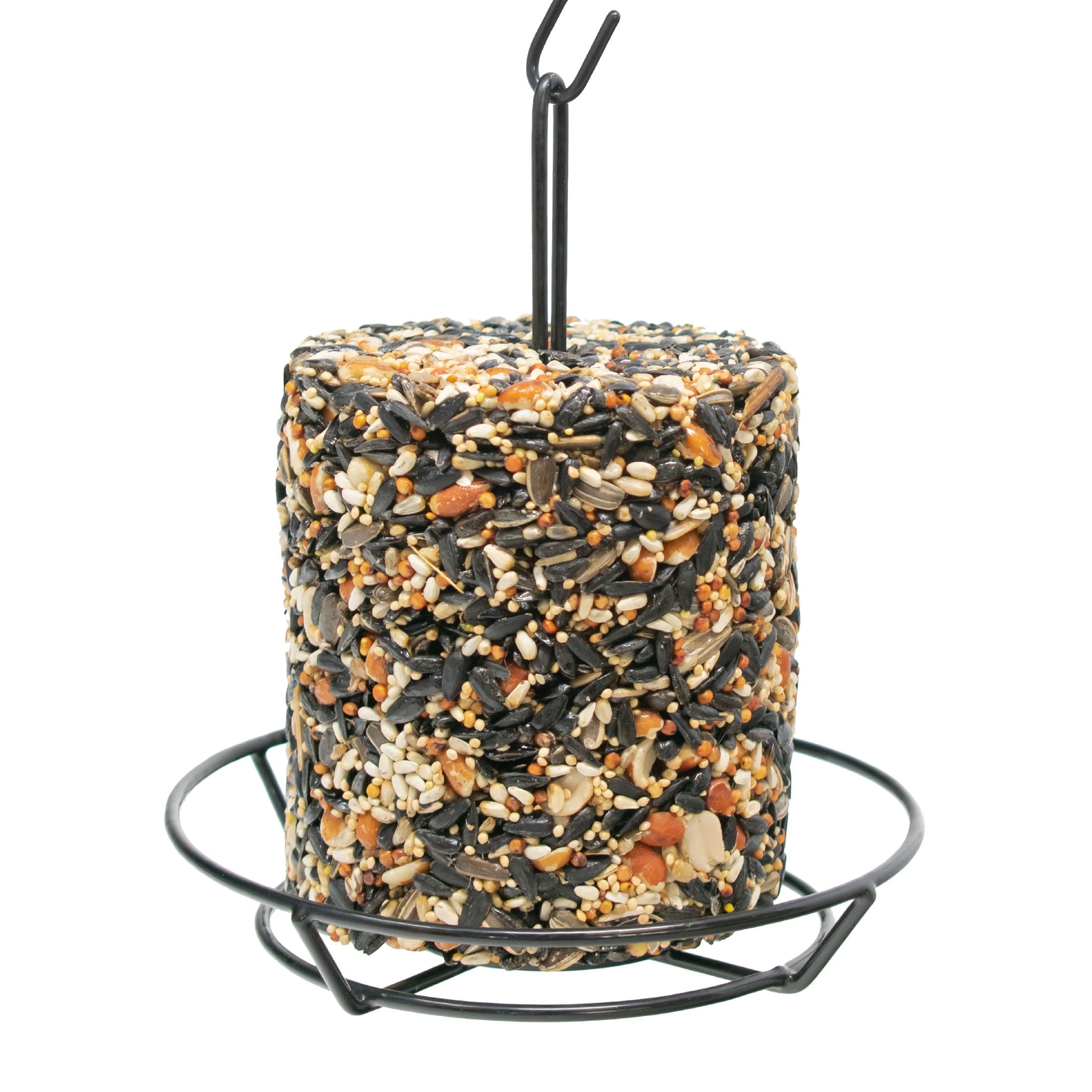 Audubon Park Snack Stack Wild Bird Feeder, Black Weather Resistant Metal