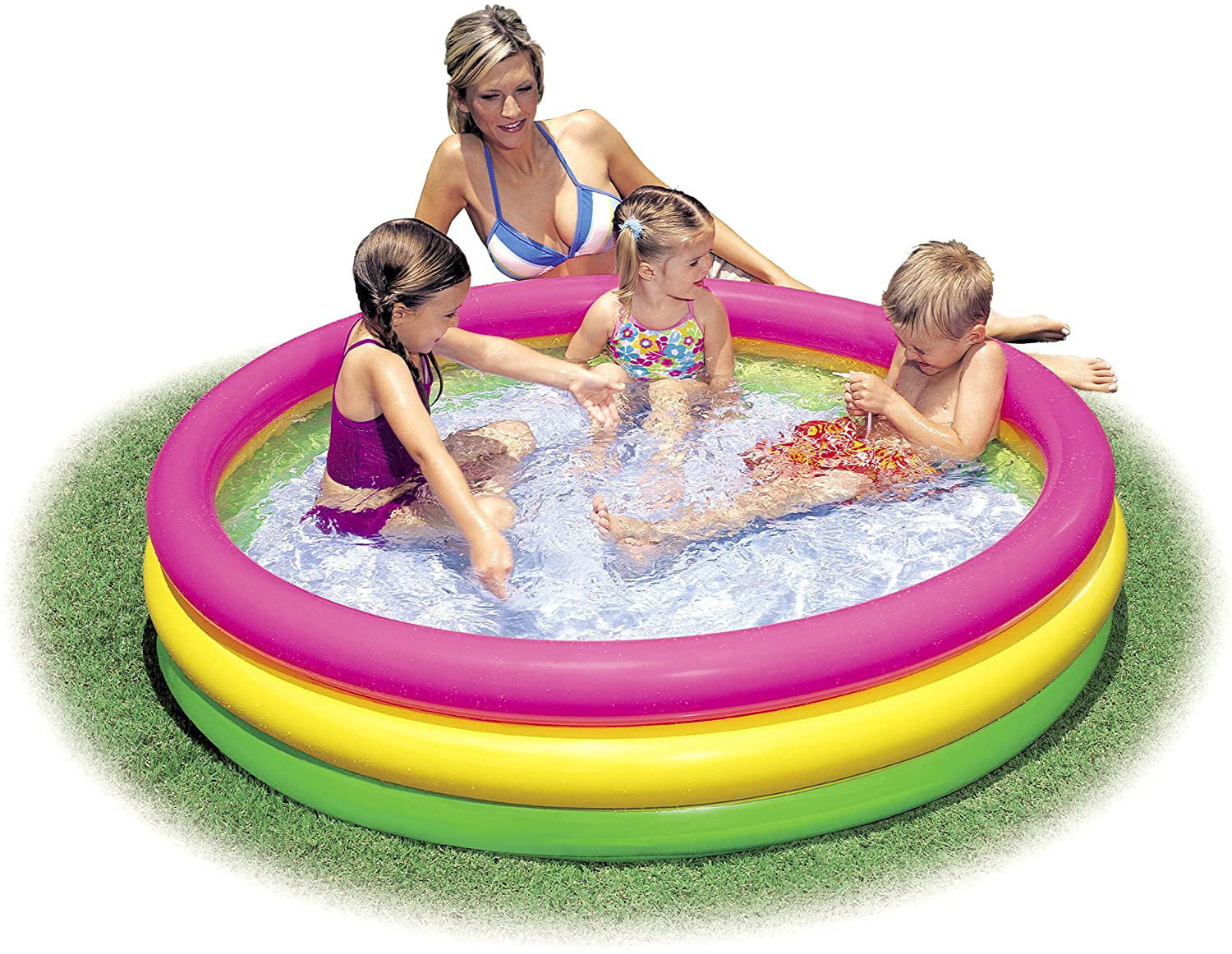 Intex Kiddie Pool - Kid's Summer Sunset Glow Design - 58