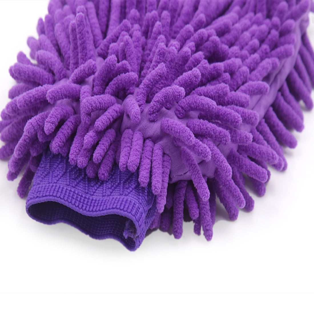 Buy 1 Get 1 Free l Car Cleaning Tool Purple Soft Mitt Microfiber Chenille Auto Wash Washing Cleaning Glove 2 Pcs Total