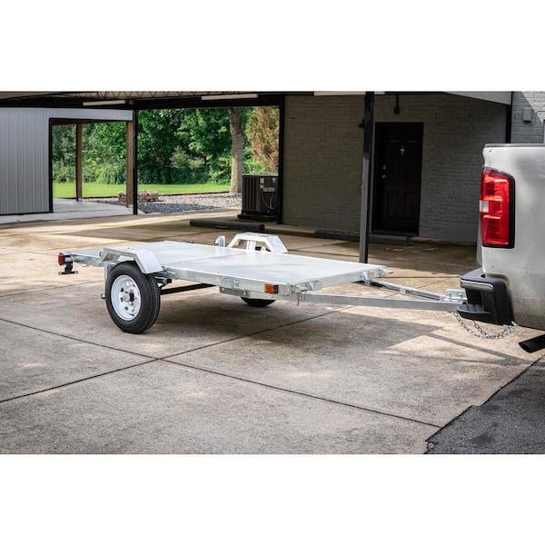1450 lb. Capacity Single Axle Galvanized Folding Utility Trailer Kit