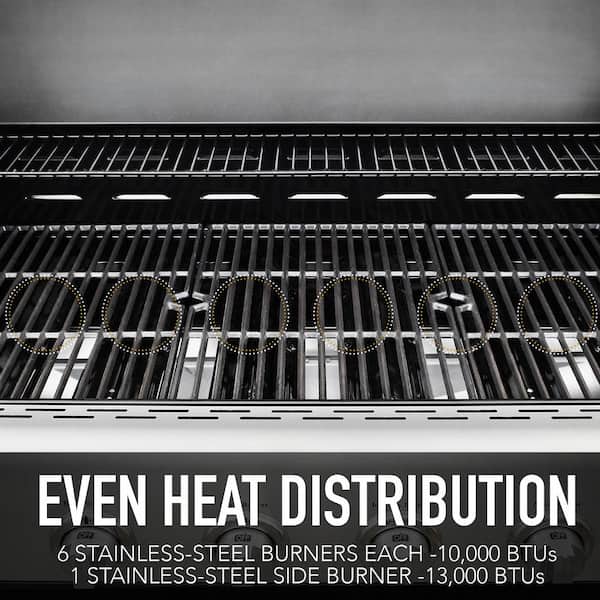 6-Burner with Side Propane Gas Burner XL Grill