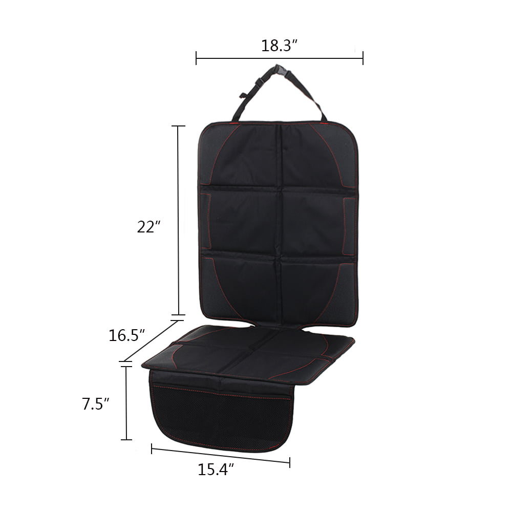 Car Seat Protector Cover Padded Thick Waterproof Back Seat Organizer Mat