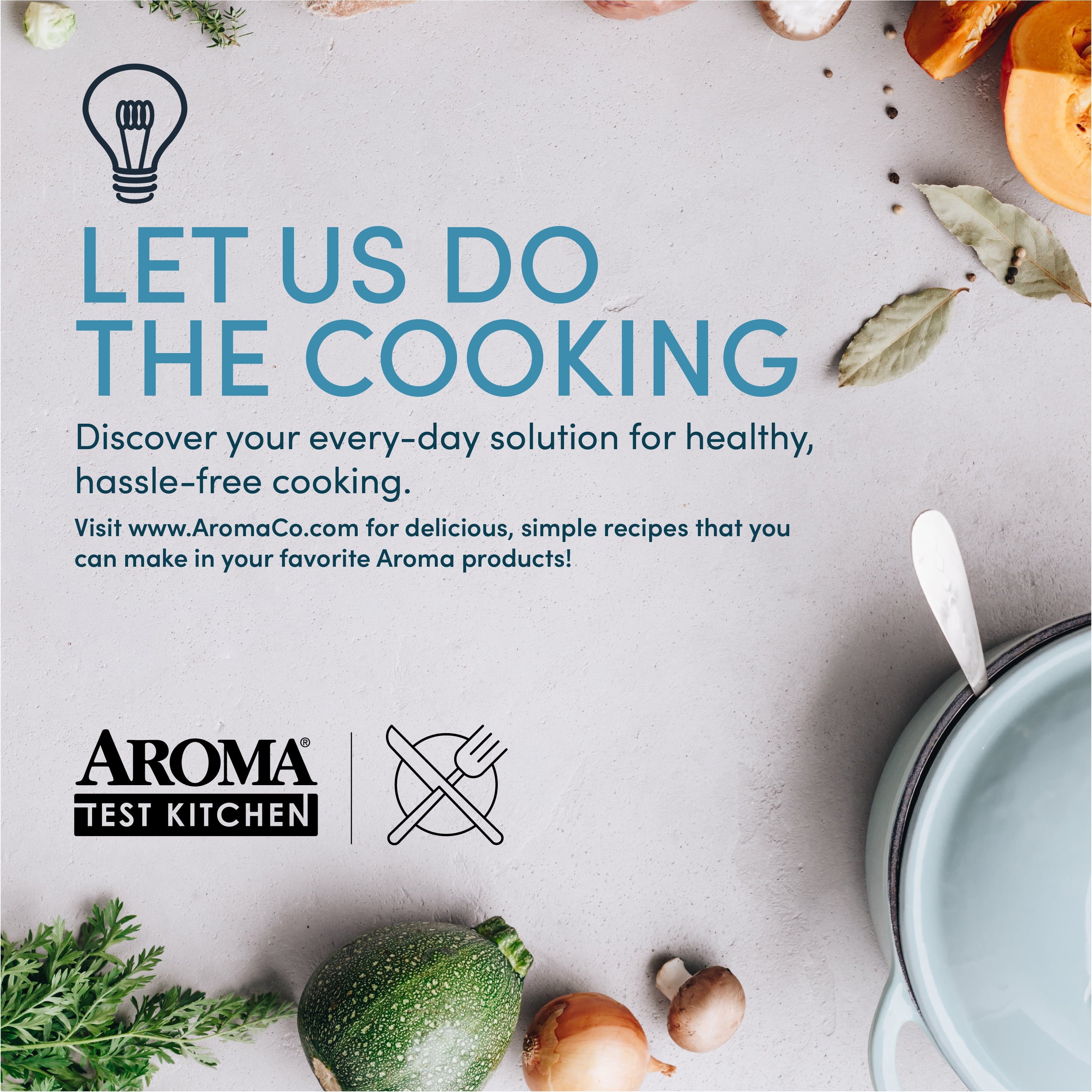 Aroma 8-Cup (Cooked) Rice & Grain Cooker, Steamer, New Bonded Granited Coating