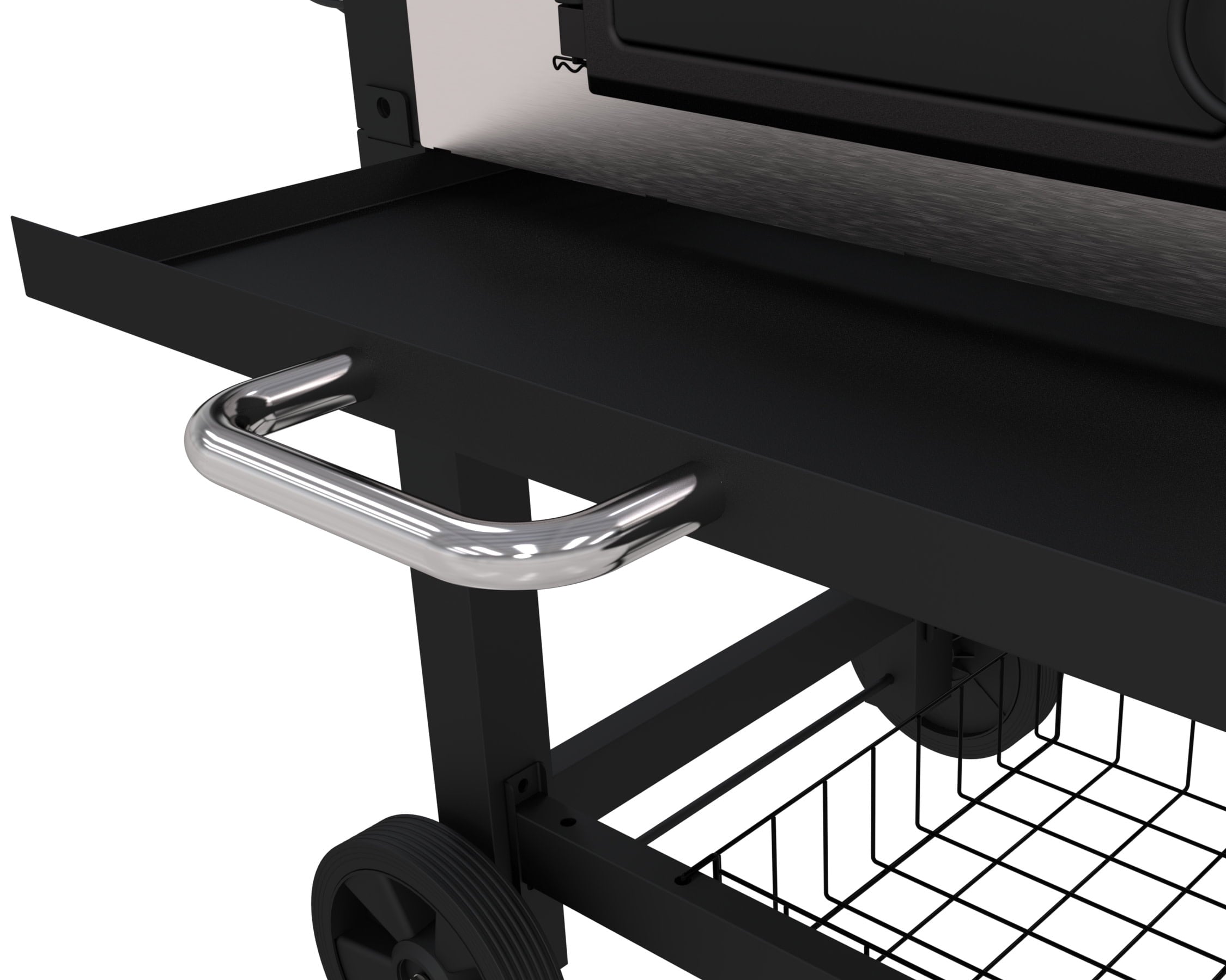 DGN576SNC-D Dual Chamber Stainless Steel Charcoal BBQ Grill