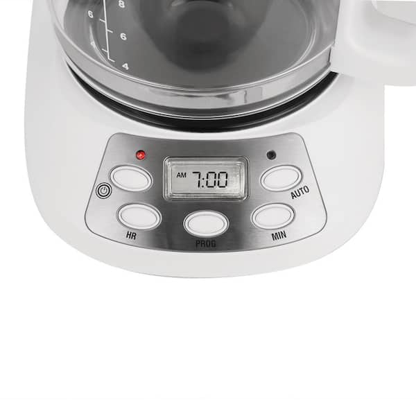 Jumbo Java 14 Cup White Coffee Maker