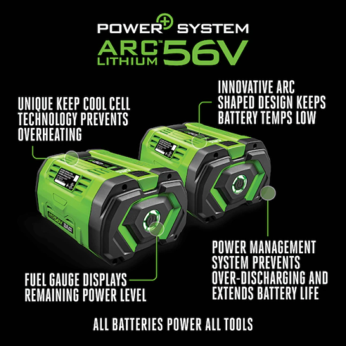 EGO Power+ Flagship Dual BA6720T 56v 12Ah Batteries (2 Battery Pack BA6720T-2)