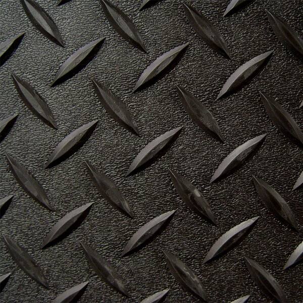 7.5 ft. x 26 ft. Black Textured PVC XXX-Large Car Mat