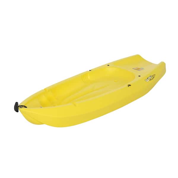 Yellow Youth Wave Kayak with Paddles