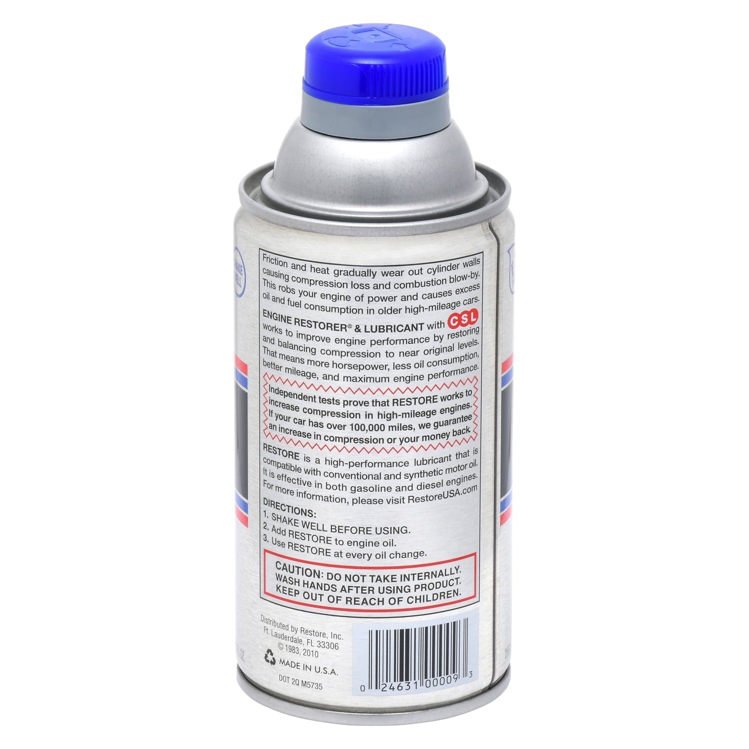 Restore (00009) 4-Cylinder Formula Engine Restorer and Lubricant - 9 oz.