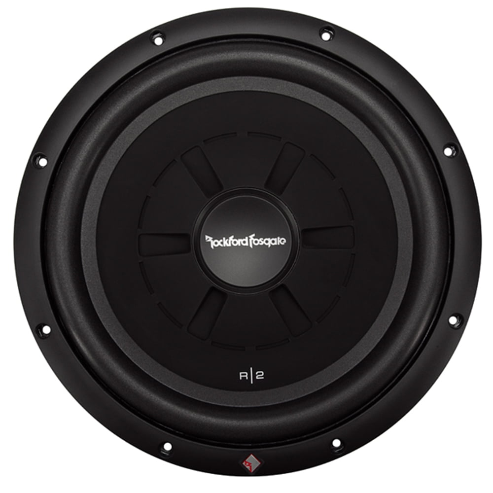 Rockford Fosgate 12 Inch 500 Watt Shallow Mount Slim Car Subwoofer (4 Pack)
