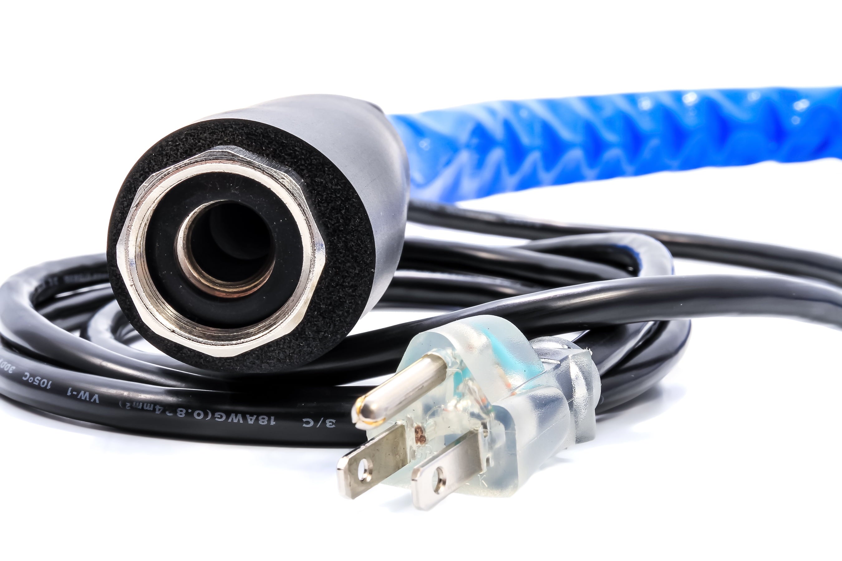 Camco TastePURE 25' Heated Drinking Water Hose, Freeze Protection Down to -20F, Blue