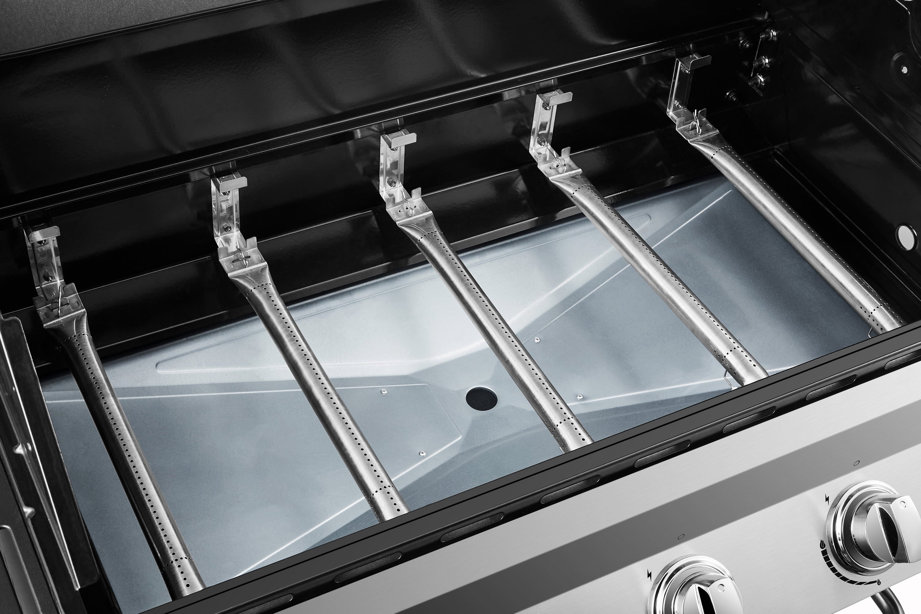 5 Burner Silver Propane Gas Grill