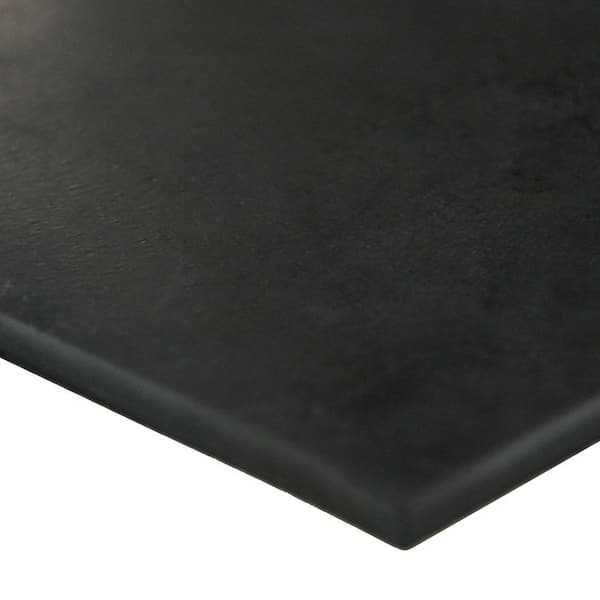 50A Durometer Neoprene Sheet - 3/32 in. T x 60 in. W x 36 in. L - Smooth Finish - Black Rubber Sheet (15 sq. ft.)