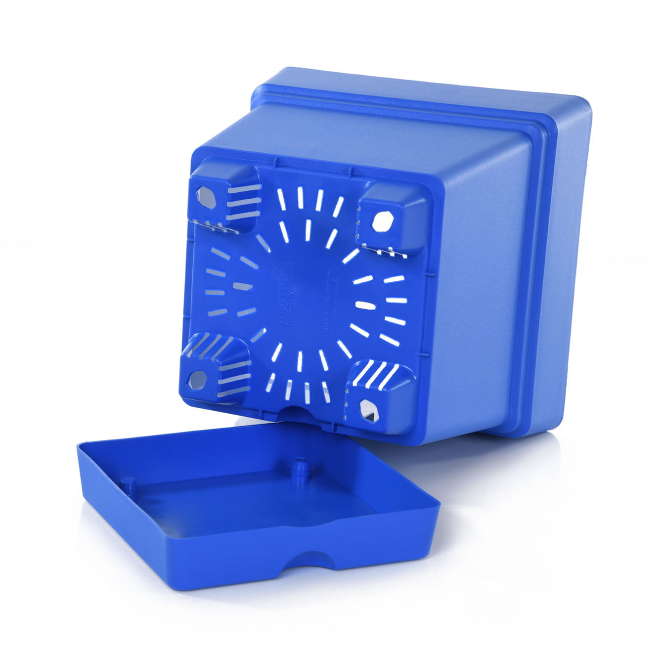 Mintra Home Garden Pots -Fuchsia Square Pot - 6.5inW x 6.5inH