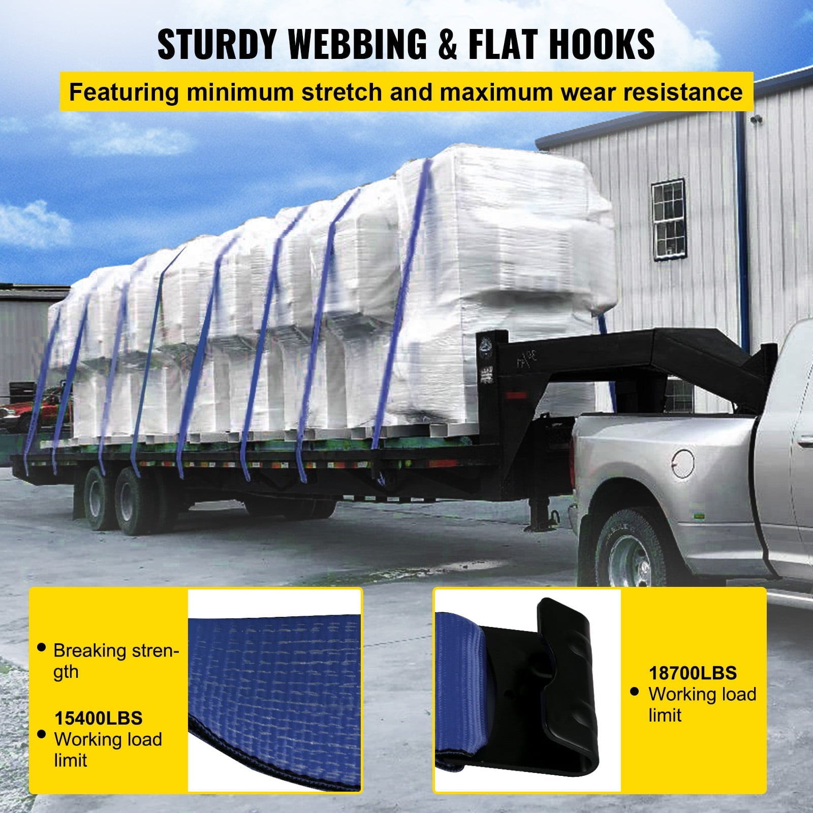 BENTISM Truck Straps Winch Straps 4