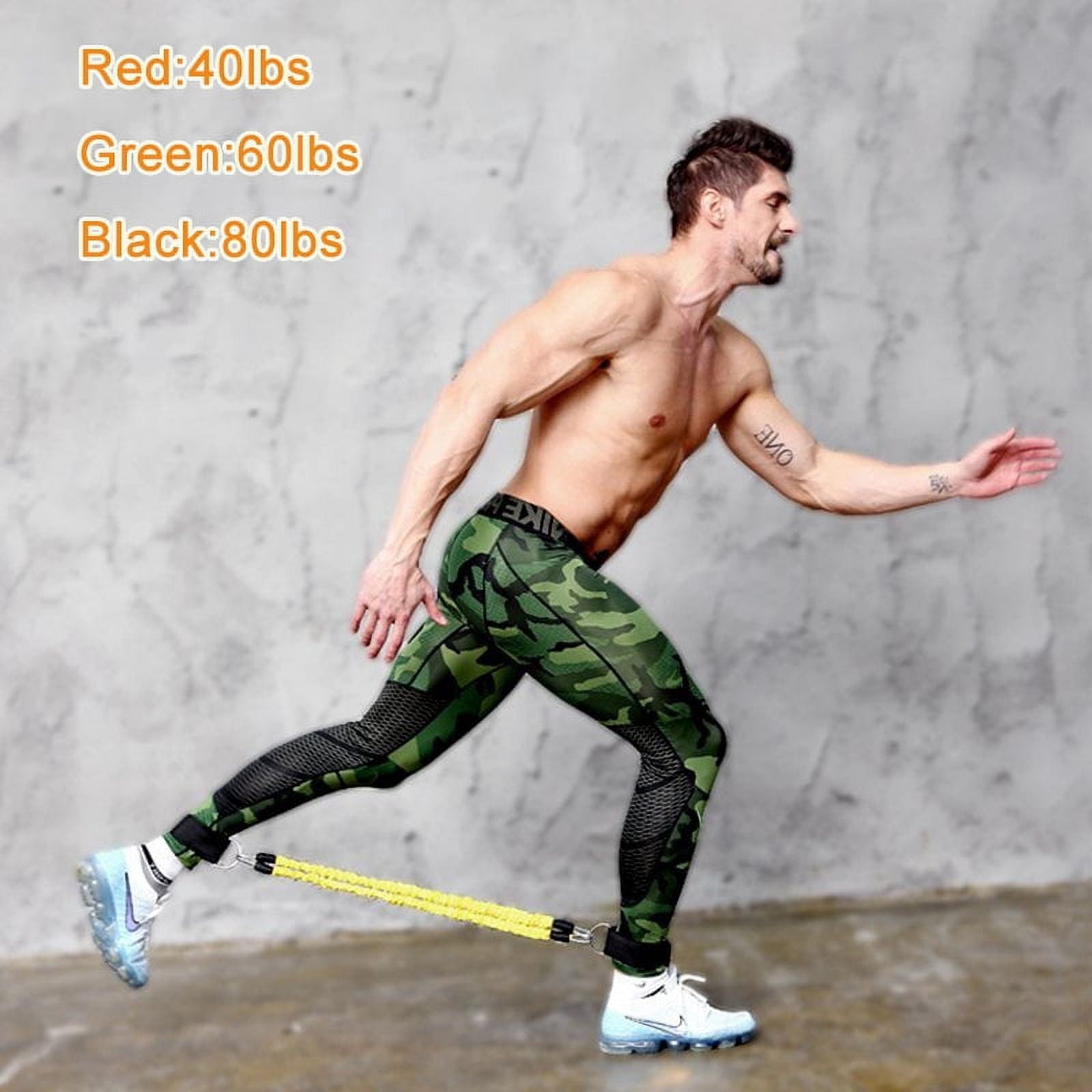 XHtang Ankle Resistance Bands with Cuffs, Ankle Bands for Working Out, Ankle Resistance Band, Glutes Workout Equipment, Butt Exercise Equipment for Women Legs and Glutes