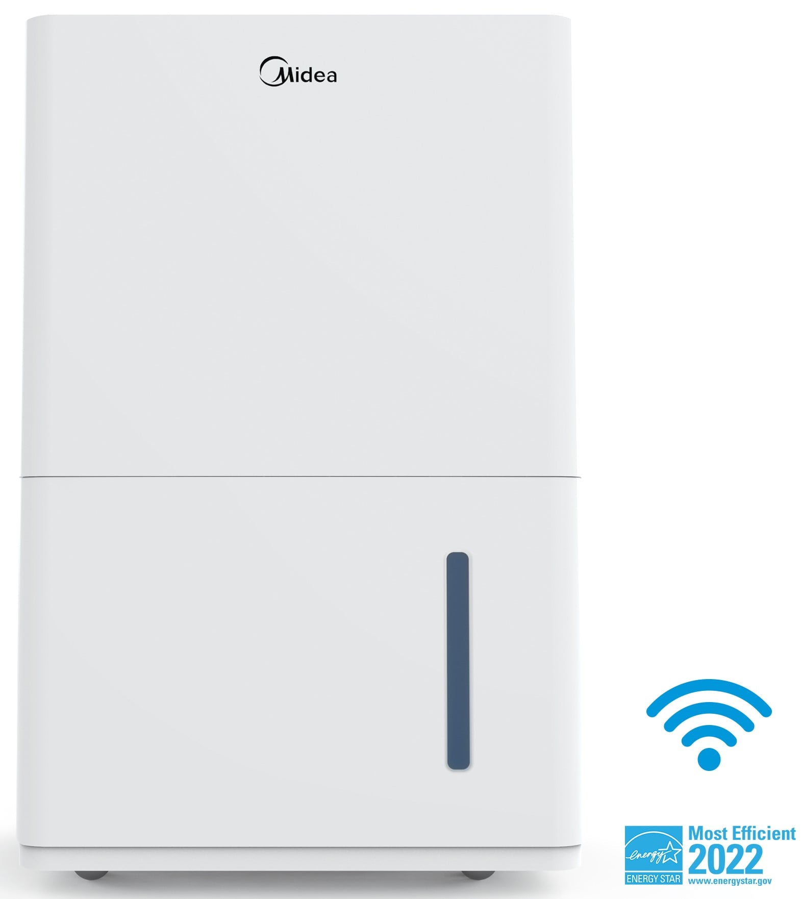 Midea 22-Pint Smart Dehumidifier - Damp Rooms, Energy Star, White, MAD22S1WWT