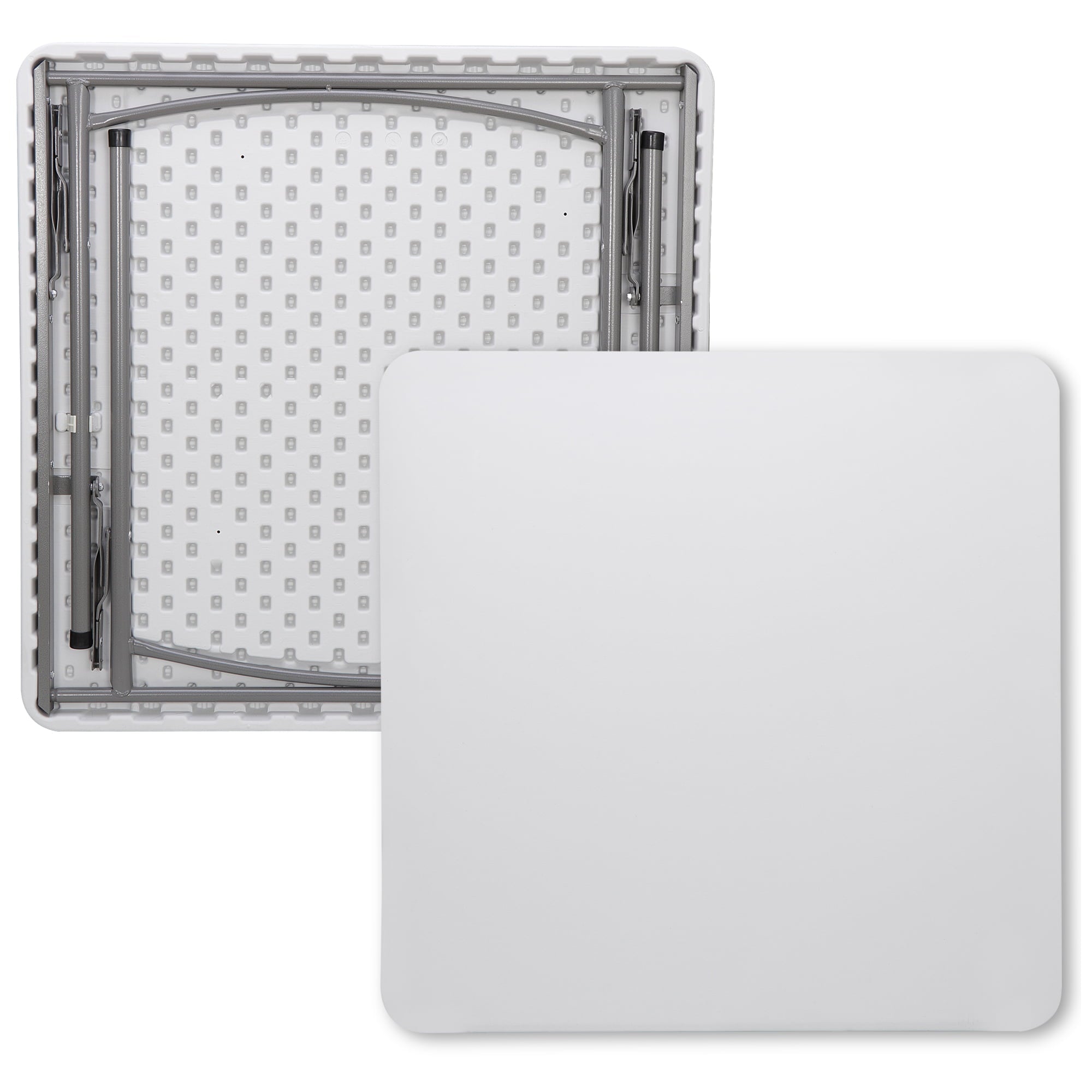 Segawe Camping Table, White, 3 ft, 3 ft