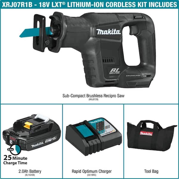 18V LXT Sub-Compact Lithium-Ion Brushless Cordless Recipro Saw Kit (2.0 Ah)