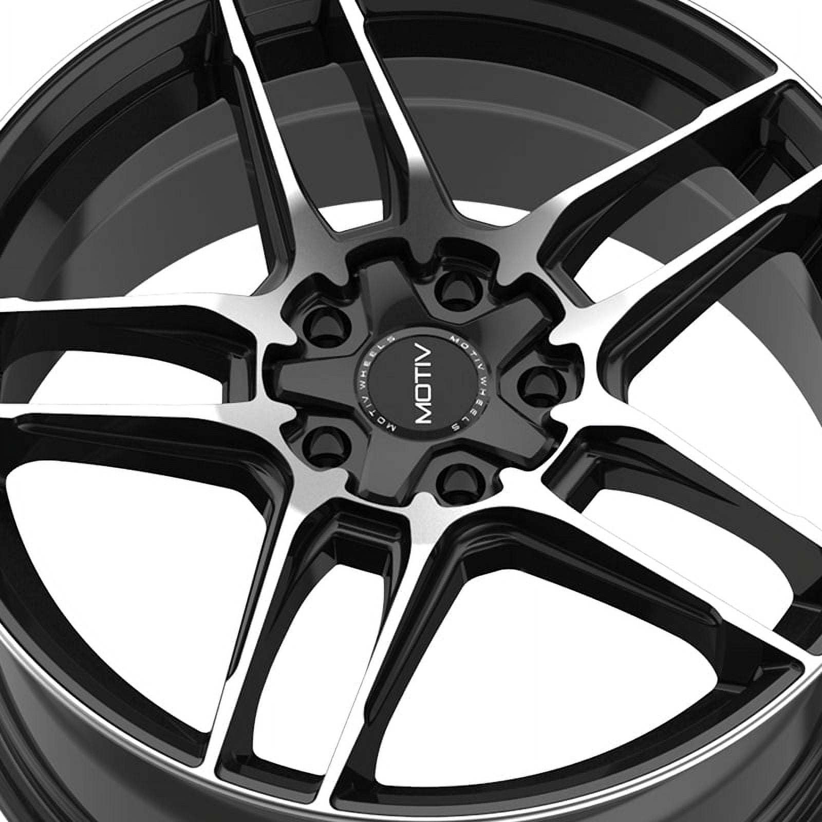 Motiv 17x7.5 5X100 434MB Matic Black Wheel Rim