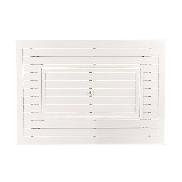 46 in. x 31 in. White Rectangular Aluminum Propane Fire Pit Table, Glass Beads, 2 Covers, Lid, 55,000 BTUs