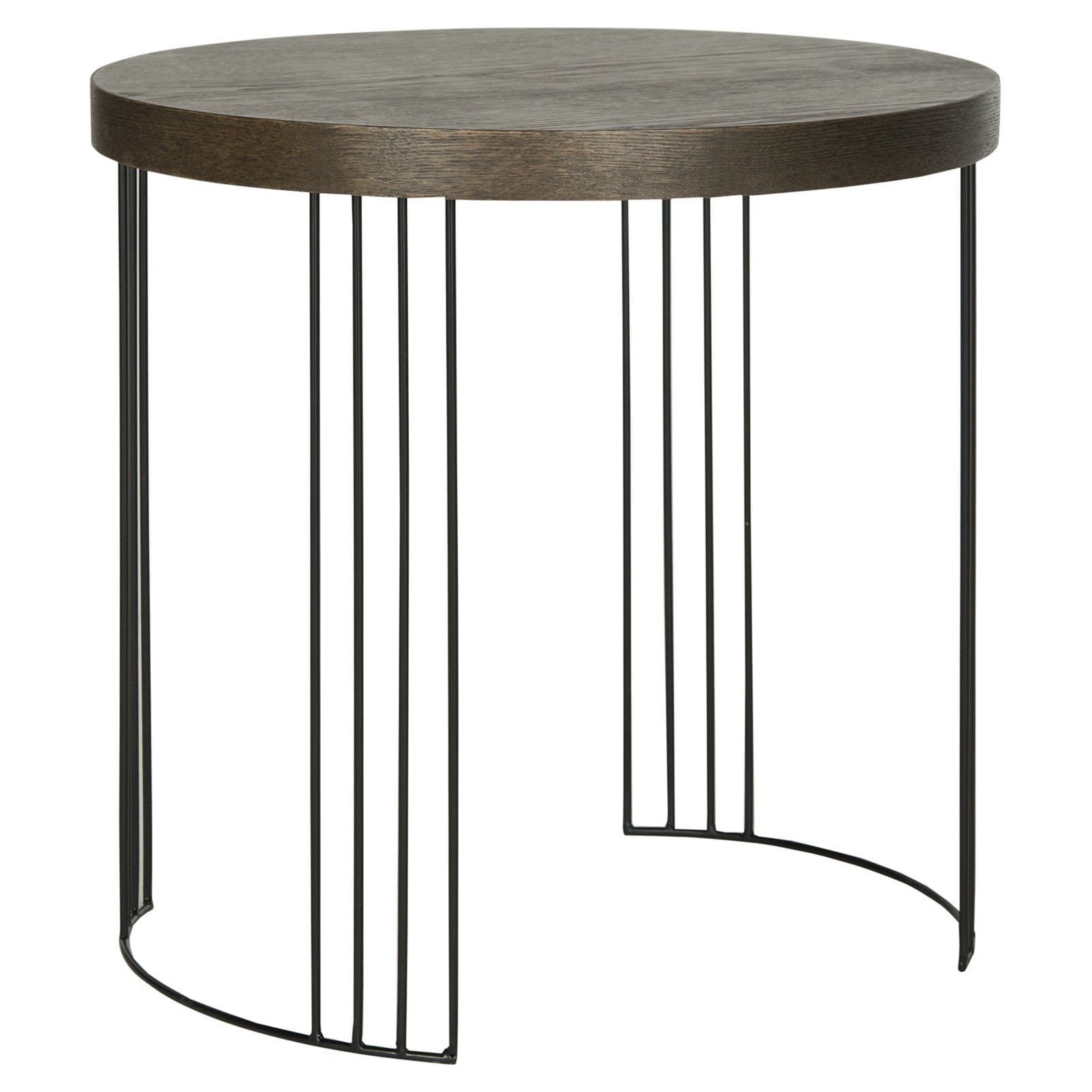 SAFAVIEH Kelly Mid-Century Solid Lacquer Side Table, White