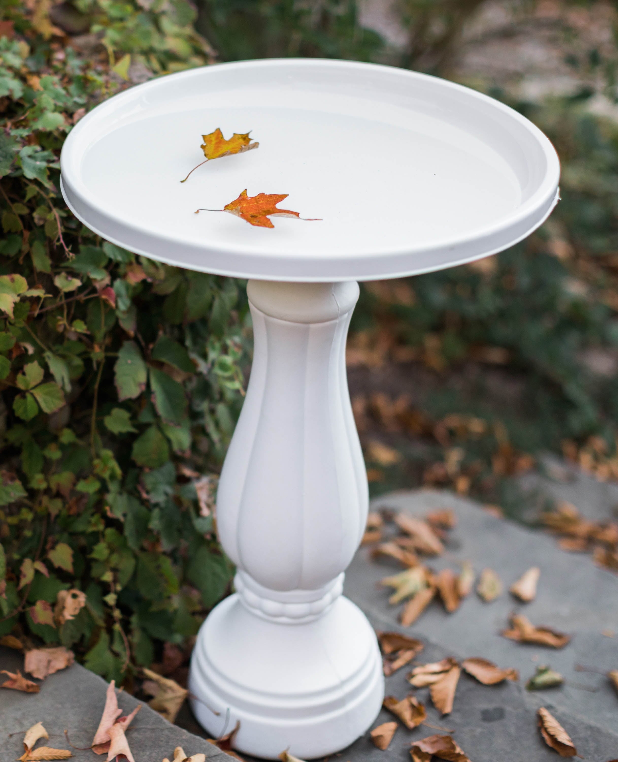 Bloem Promo Birdbath With Pedestal - Charcoal Gray - 17