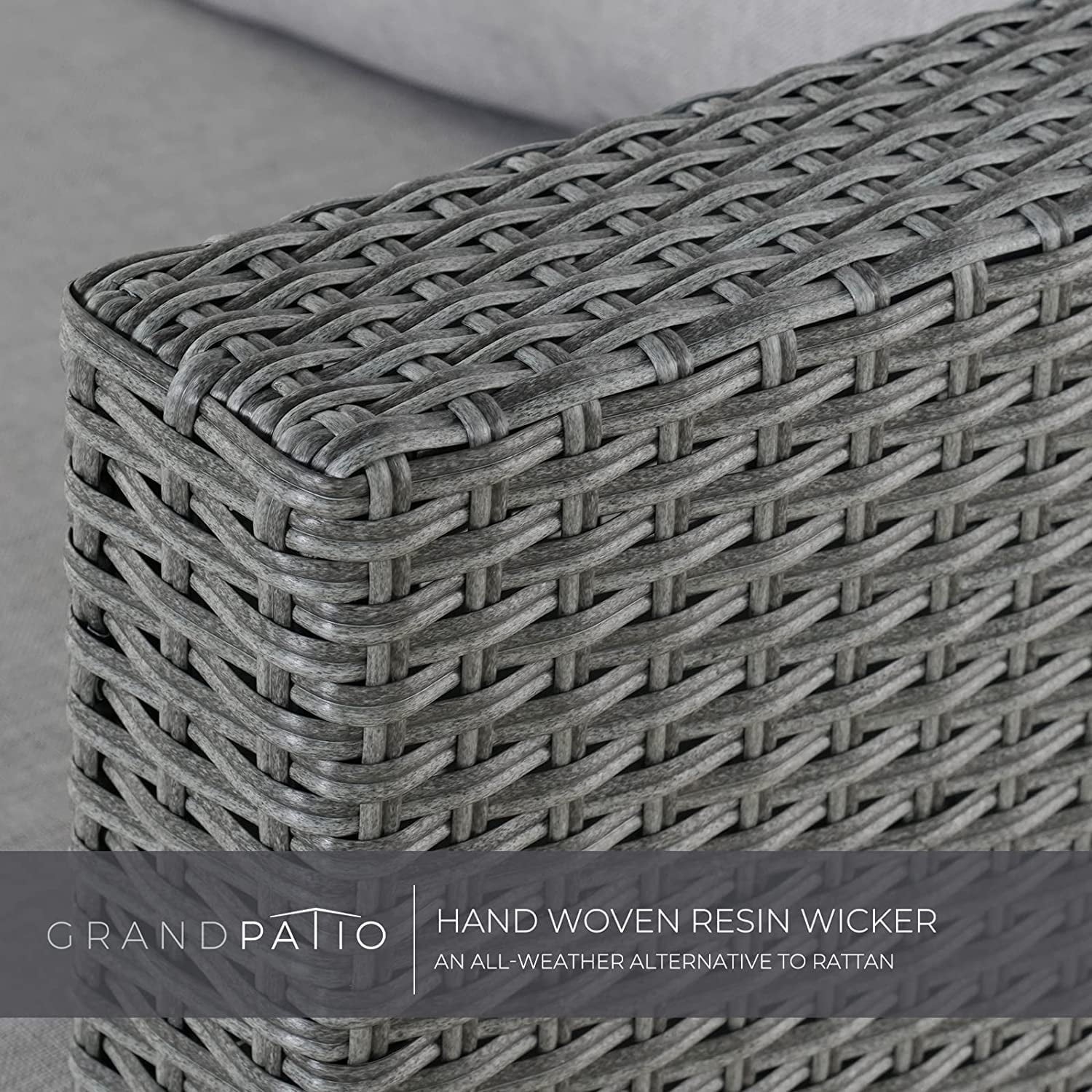 Grand Patio Wicker Coffee Table