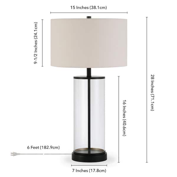 Rowan 28 in. Bronze Table Lamp