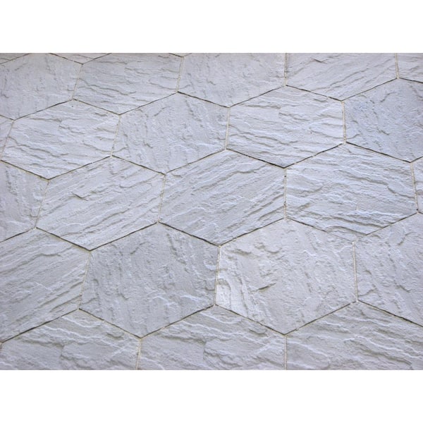 Honeycomb 20 in. x 18 in. Hexagon Gray Concrete Paver Kit (48-Pieces/94 sq. ft./Pallet)