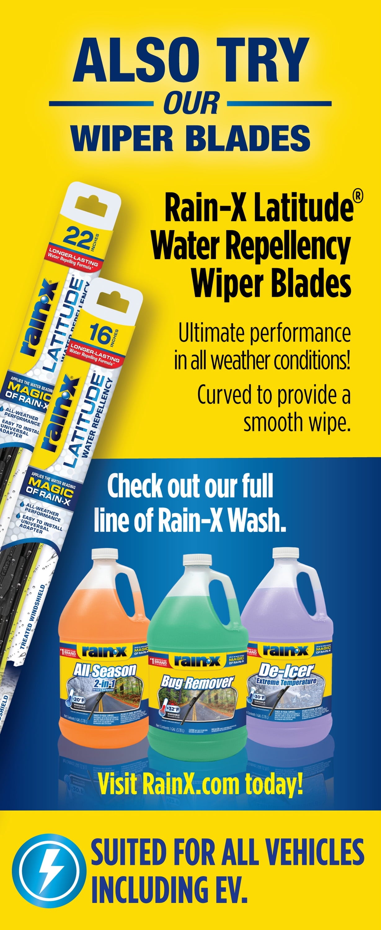 Rain-X All Season 2-in-1 Windshield Washer Fluid