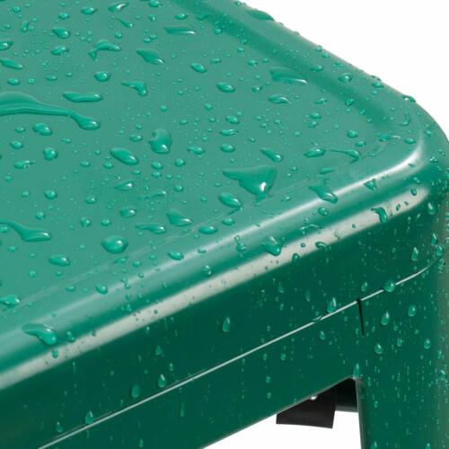 30 Inches 4 Metal Bar Stools Stackable High Backless Lightweight Rubber Feet