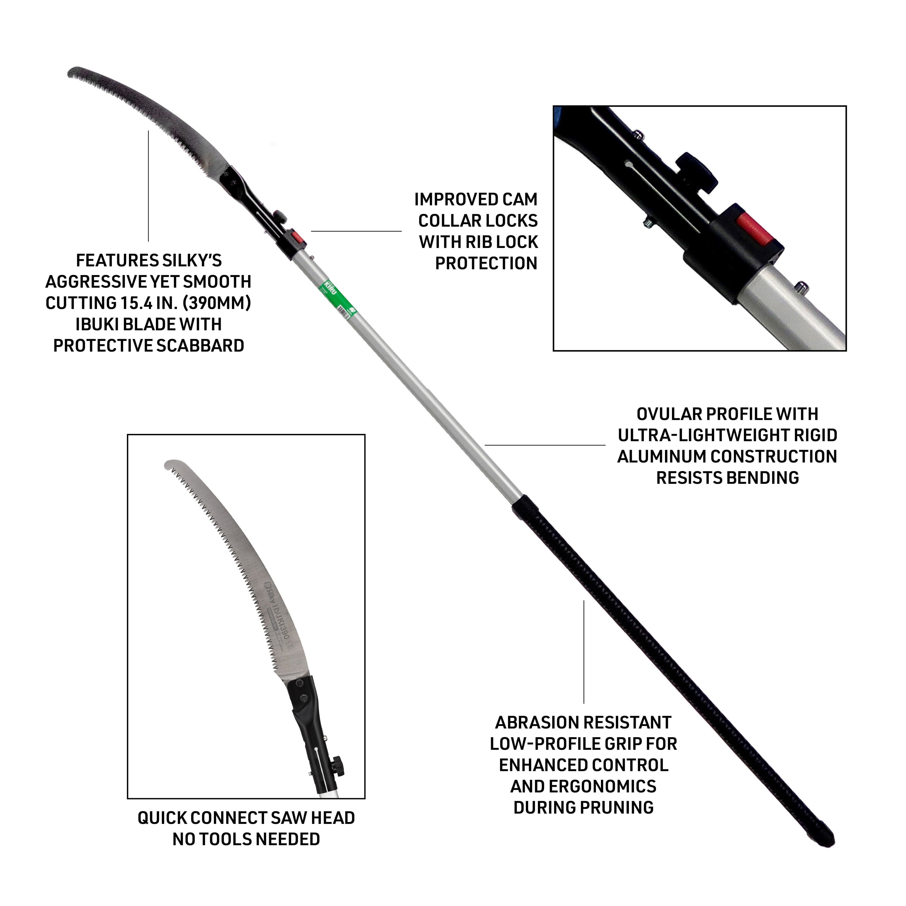 Notch 13' Kiru 2 Section Telescoping Aluminum Polesaw (2276-39)