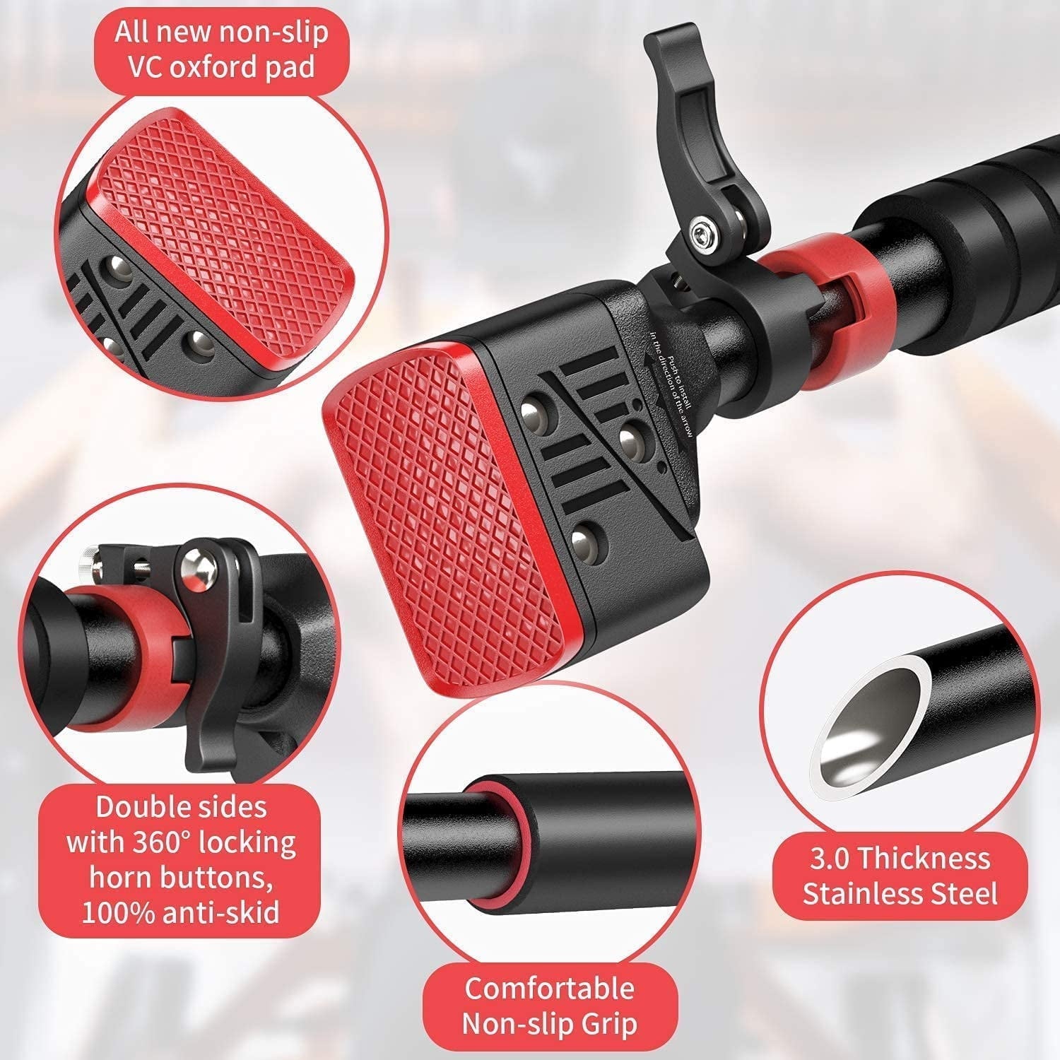 AbleFitness Doorway Chin Up Bar Pull Up Bar Exercise 28